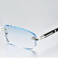Presbyopia Glasses High Definition Frameless HD Reading Glasses Anti Fatigue Anti Blue Glasses for Men's Office Use Daily. 