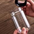 Techmanistan Refillable Honey Dispenser Glass Honey Bottle With Silicone Honey Stick, Honey Dispenser Bottle with Honey Stick, 220 ml Honey Container Bottle. 