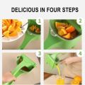 Hand Squeeze Stainless Steel or Plastic Manual Citrus Juicer - Hand Squeeze for Fresh Fruit Juice. 