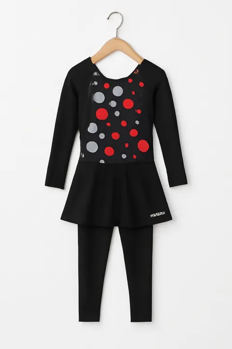 Girls%20Swimsuit%20%E2%80%93%201-Piece%20Full%20Coverage%20Swimwear%20With%20Frill%20%7C%20Long%20Sleeves%20%7C%20Age%205%E2%80%9312%20%7C%20Black%20&%20Navy%20Blue%20-%20Image%203