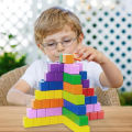 Early Childhood Education Building Block/Wooden Cube Blocks Early Childhood Education Building Blocks for Kids Games. 