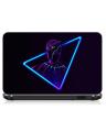 Black Panther Neon Glow Laptop Back Skin Wallpaper Sticker. 