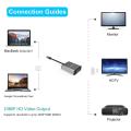 MOKiN  USB C to VGA Adapter,Thunderbolt 3 USB C(Type C) to VGA Adapter Male to Female Converter for MacBook Pro 2018/2017, iPad Pro, Samsung Galaxy S9/S8, Lenovo 900,D ell XPS 13,HP Spectre x2 Surface Go and More Newest Updated Version (Space Gray). 