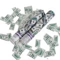 Dollar Party Popper Dollar Shaped Confetti Party Popper for Happy Birthday, Party, Celebration. 