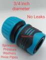 3/4 inch Universal Hose Connector with Water Stopper. 