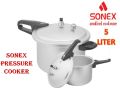 SONEX Pressure Cooker | 3Ltr - 5Ltr - 7Ltr - 9Ltr - 11Ltr | Aluminium | Heavy Weight Pressure Cooker | Best Pressure Cooker | Sonex Pressure Cooker. 