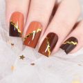 Pack Of 6 Shiny Nail Striping Tape ZigZag design For Nail art and Manicure. 