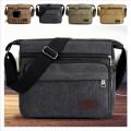 achugly High Quality New Fashion Men's Canvas Bag Shoulder Bag Messenger Bag Man Canvas Clutch Bag Men's Large-Capacity Waterproof Leisure Hand Bag. 