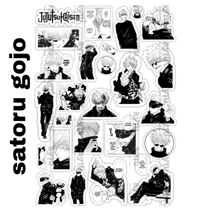 Gojo%20Satoru%20Jujutsu%20Kaisen%20Stickers%20UNCUT%20for%20Phone%20Cover%20Laptop%20Notebook%20Journal%20Scrapbook%20and%20Acrylic%20Keychain%20-%20Image%204