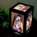 Lifestyle Glory Brand 3D Customized Wooden Lamp With Your 2 Pictures I Lamp I Wooden Lamp I Lamp For Side Table I Lamp For Bedroom I Gift For Girls I Gift For Boys I Gift For Family I Gift For Mother And Father I Decorating Items I Decoration Pieces. 