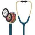 3M™ Littmann® Classic III Stethoscope Caribbean Blue Tube – Gold Finish - Rainbow Bell 5807. 