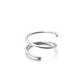 Stainless Steel Double Hoop Nose Ring Nostril Piercing Nose Ring Jewelry For Women. 