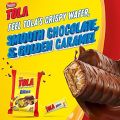 Tola Milk Chocolate and Caramel Wafer 310 gram Pouch (20 Mini Bars of 15.5 gram) (Made in Saudia Arabia). 