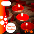 Pack Of 10 - Romantic Floating Light Sweet none Scented Wax Candles. 