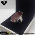Natural Yemeni Aqeeq Stone Ring , Handmade Silver Ring With Yamni Aqeeq , Long Shape Yemeni Aqeeq 925 Silver Ring. 