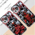 Marvel Deadpool Case for Apple iPhone 15 Plus XR X XS 14 Pro 13 Pro Max 8 11 12 Mini 7 6s SE TPU Funda Clear Silicone Cover. 