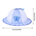 1PC Baby Hat Girl Summer Bucket Fisherman Hat for 3 to 12 Months Infant Girls Toddler Sun Hats Summer Flower Bow-knot Style. 