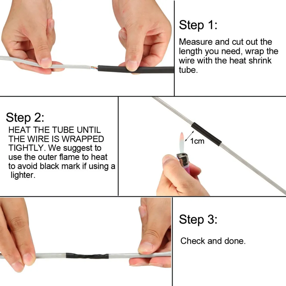 TOP-VIGOR Heat Shrink Tubing – 11mm Diameter, 17mm Flat, 1M Length, Blue PE/EVA, Waterproof & Flame Retardant - View #5
