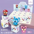 Hot! Compatible with Lego cartoon bricks, star Delu micro particle bricks, boys, women's educational toys, small boxes, assembled wholesale. 