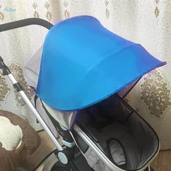 Toddler Baby Strollers Sun Shade Canopy with Buckle Necessary Accessories Blue