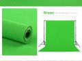 10x5 ft Pure Green Screen Chroma Key Studio Backdrop Video Photo Background Removing Backdrop For Studio Photo. 