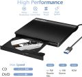 Rioddas External CD Drive USB 3.0 Portable Cd/dvd /-rw Drive Slim Dvd/cd ROMCD Rom Rewriter Burner. 