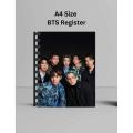 BTS A4/A5 size Register | Blank Pages | 70-100 Pages Register | Glossy cover | Customizable. 