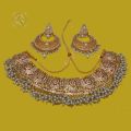 Gorgeous Gold Plated Guluband Bridal Set. 