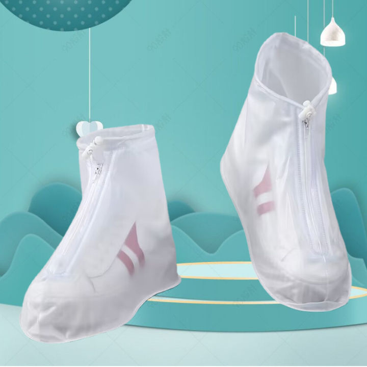 Thickened Middle Waterproof Shoe Cover NonSlip WearResistant Rain