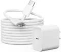 20W USB C Fast Charger for iPad Pro 12.9/11 inch, iPad Air 5th/ 4th, ipad Mini 6, iPad 10th, iPhone 15/15 Pro Max/Plus, Google Pixel 7/7 Pro/ 6/6 Pro/6a/ 5/4, With USB C to C Charging CordSB C to C Charging Cable. 