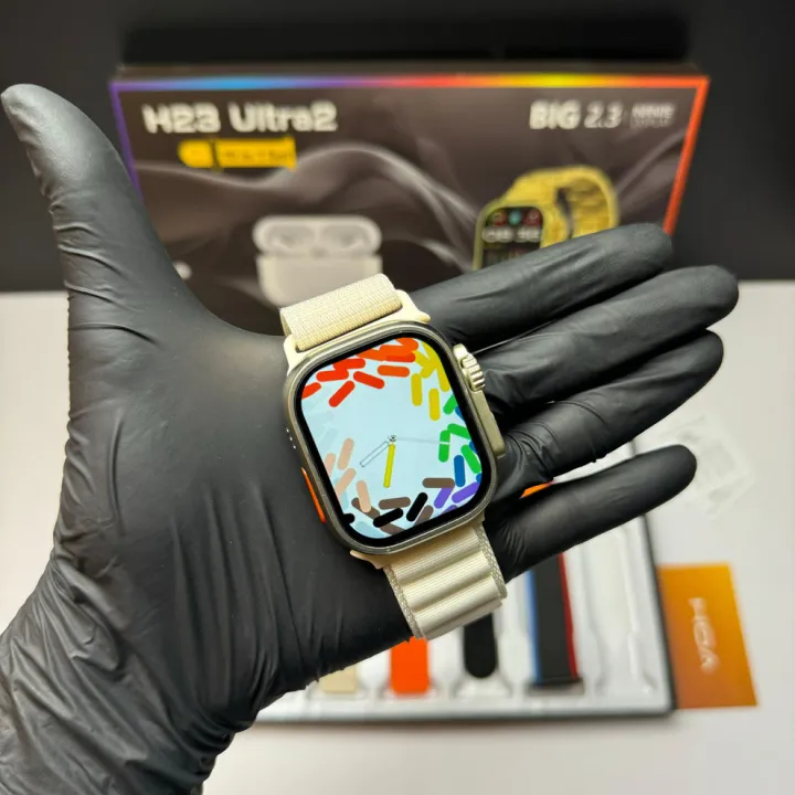 H23%20Ultra%202%20Smart%20Watch%20-%2010%20in%201%20Smartwatch%20with%20Airpods%20%7C%20H23%20Ultra%202%20Smartwatch%20%7C%20Ultra%202%20Smart%20Watch%20with%20Wireless%20Earphone,%20Bluetooth%20Calling,%20Fitness%20Tracker,%20Black/Golden/Silver%20Straps%20for%20Men%20&%20Women%20%E2%80%93%20Mobile%20Connectivity%20-%20Image%207