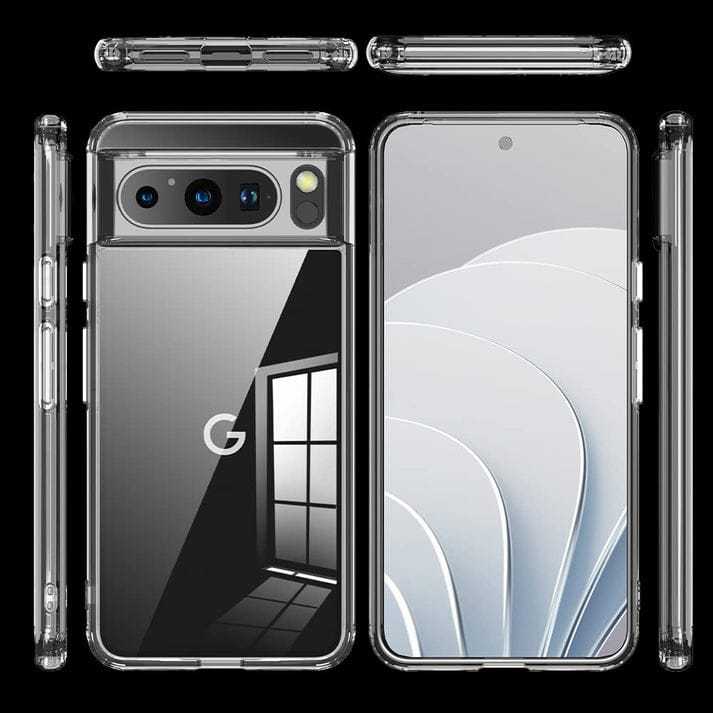 Google Pixel 8 pro 5G Cover New Ultra Thin Soft Tpu Silicon Dust Proof Transparent Clear Cover