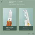 Portable Small 2-in-1 Fruit Knife & Peeler Set - Multifunctional Stainless Steel Peeler and Knife with Easy-to-Hold Dual Grip, Including Vegetable Knife, Multicolor Protective Case, and Creative Dual-use for Vegetables and Fruits. 