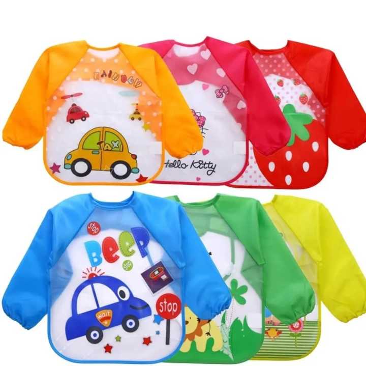 Zeri & Meri Baby Bibes Water Proof With Sheet Back (1yr- 4yr )High Quality Baby Bibs Absorve Able For Girl And Boy Cotton Bibs With Sheet