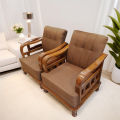 SOFA five seater sofa set in sheesham wood. 