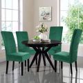 6 Chair Cover for Dining Table Chair Without Arm Rest - Cotton Jersey - Stretchable. 