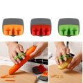 Peeler Cutter/Multi-function Stainless Steel Double Finger Fruit and Vegetable Peeler Cutter Slicer. 