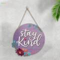Welcome Sign for Front Door, Front for Farmhouse Porch, Rustic Round Wooden Hanging Sign Housewarming Gift for Home Outdoor Indoor. 