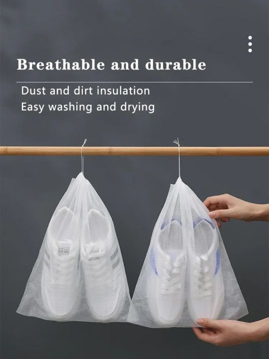 Pack%20of%2005%20-%20%20Non-woven%20Shoe%20Bag%20Drawstring%20Storage%20Bag%20Small%20White%20Shoes%20Dustproof%20and%20Yellow%20Proof%20Air%20Drying%20Bag%20Travel%20Shoe%20Cover%20-%20Image%207