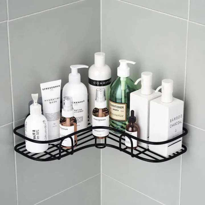 Bathroom%20kitchen%20Punch%20Corner%20Frame%20Shower%20Shelf%20Wrought%20Iron%20Shampoo%20Storage%20Rack%20Holder%20bathroom%20accessories%20-%20Image%205