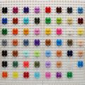 500pcs DIY Building Blocks 1x1 Round Plate MOC Pixel Art Kit Brick Bulk Compatible 4073 Anime Figure Enlighten Gift for Children. 