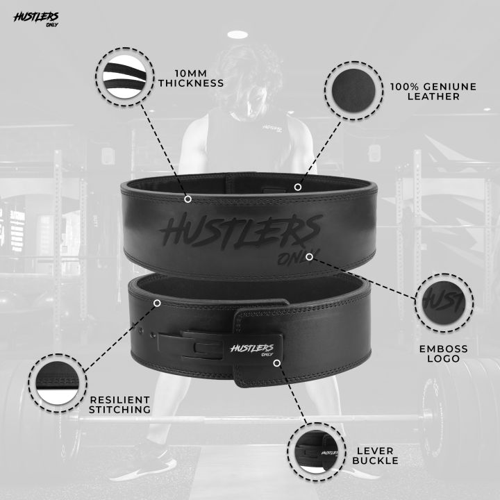 Weightlifting%20gym%20Leather%20lever%20belt%20for%20fitness%20-%204%20inches%20Black%20-%20Image%204