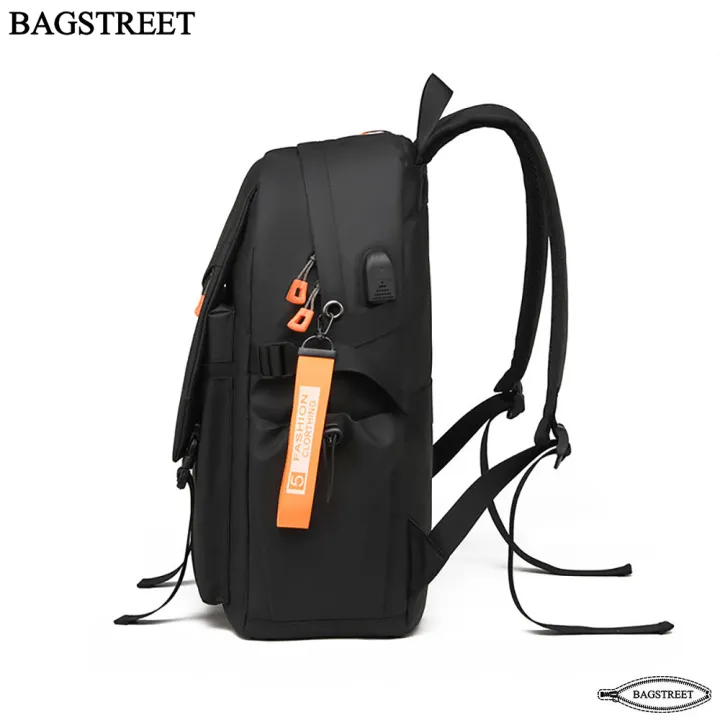 BAGSTREET%20Laptop%20Bag%20for%20Men%20and%20Women%20Water%20Resistant%20Polyester%20Business%20Travel%20Backpack%2015.6%20Inch%20-%20Image%204