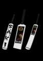 NEW SAKI WHITE EDITION TAPE BALL BAT with  free cover and sheet. 