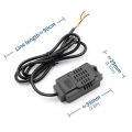 RS485 SHT20 Temperature Humidity Sensor Module High Precision Temperature Humidity Monitor Transmitter for Modbus. 