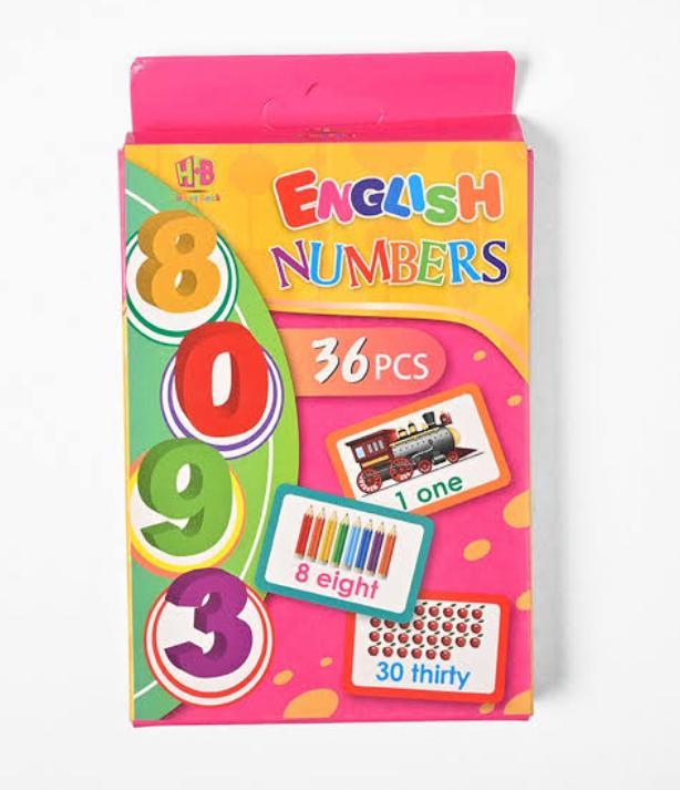 Early Learning Educational Teaching Flash Cards - 36 Pcs