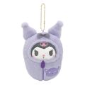 Sanrio Kawaii Kuromi My Melody Piano Sleeping Bag Cinnamoroll Plush Toys Keychain Pendant Decoration Girl's Kids Birthday Gift. 