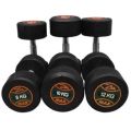 ZEE MAX FITNESS Rubber Coated Dumbbells Pair of 10KG(10+10). 