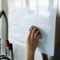 A5 Whiteboard Self-Adhesive Memo Flexible Magnetic Whiteboard Sticker for Home. 
