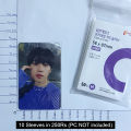KPOP Photocard Sleeves - PVC Free Sleeves - Protect Photocard - Best Quality Product - BTS ATEEZ BLACKPINK EXO ENHYPEN ASTRO TXT TWICE SEVENTEEN STRAY KIDS ITZY THE BOYZ AESPA NCT WAYV SUPERJUNIOR SHINEE RED VELVET. 